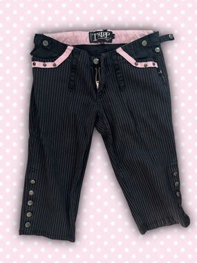 tripp nyc pinstripe capris